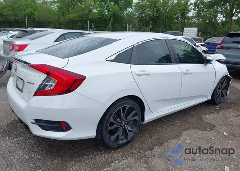 2020 Honda Civic Sport z USA, uszkodzony, nr VIN 2HGFC2F89LH504574